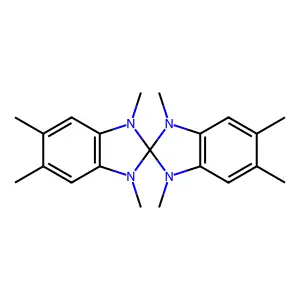1,1'3,3',5,5'6,6'-Octamethyl-2,2'-spiro(2,3-dihydro-1H-benzimidazole structure