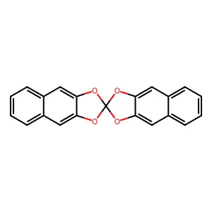 2,2'-Spirobi(naphtho(2,3-d)-1,3-dioxole structure
