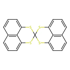 2,2'-Spirobi(naphtho(1,8-de)-1,3-dithiin structure