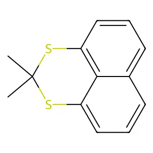 2,2-Dimethylnaphtho(1,8-de)-1,3-dithiin structure