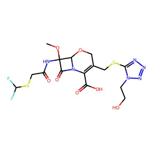 氟氧头孢 structure