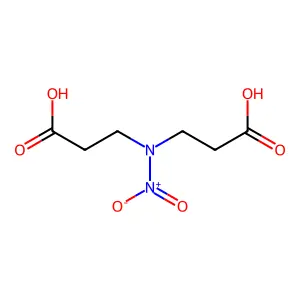 beta-Alanine, N-(2-carboxyethyl)-N-nitro- structure