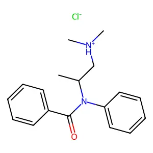 Benzanilide, N-(2-(dimethylamino)-1-methylethyl)-, hydrochloride structure