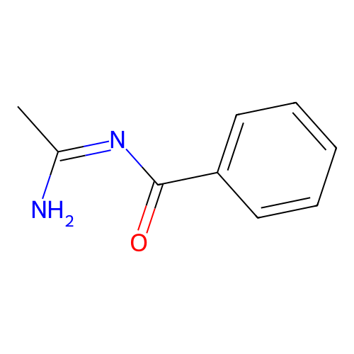 N-(1-aminoethylidene)benzamide structure