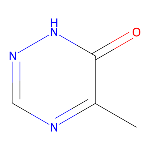 5-methyl-1H-1,2,4-triazin-6-one structure