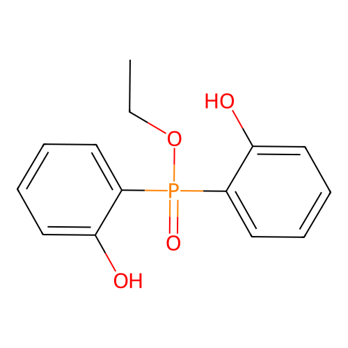 Ethyl bis(2-hydroxyphenyl)phosphinate structure