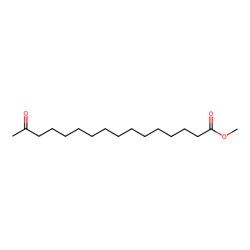 Methyl 15-oxohexadecanoate structure