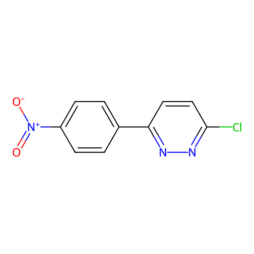 3-Chloro-6-(4-nitrophenyl)pyridazine structure