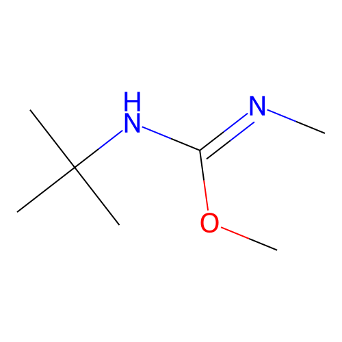 Pseudourea, 1-tert-butyl-2,3-dimethyl- structure