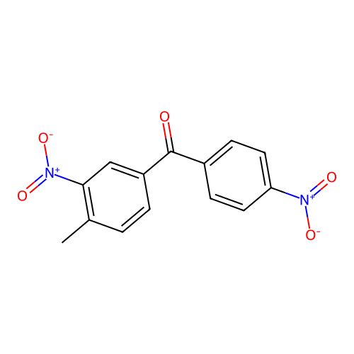 3,4'-Dinitro-4-methylbenzophenone structure