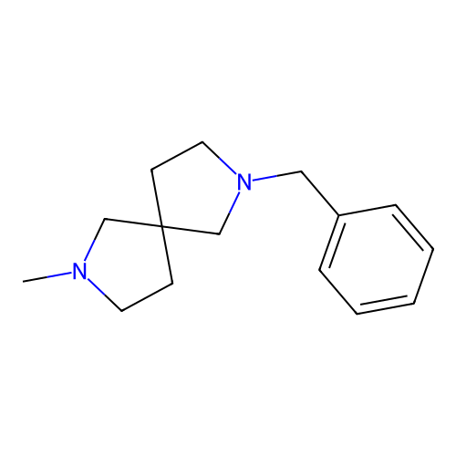 2-Methyl-7-benzyl-2,7-Diazaspiro[4.4]nonane structure