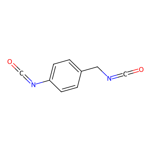 1-Isocyanato-4-(isocyanatomethyl)benzene structure