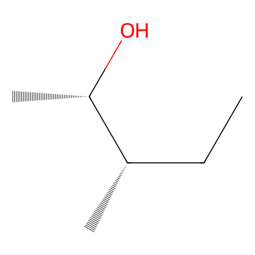 (2S,3S)-3-methylpentan-2-ol structure