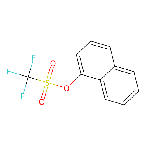 1-Naphthyl trifluoromethanesulfonate structure