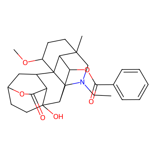 6-benzoylheteratisine [M+H]+ structure