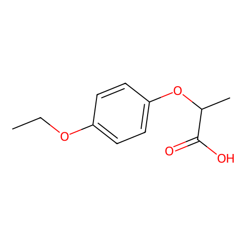 2-(4-Ethoxyphenoxy)propanoic acid structure