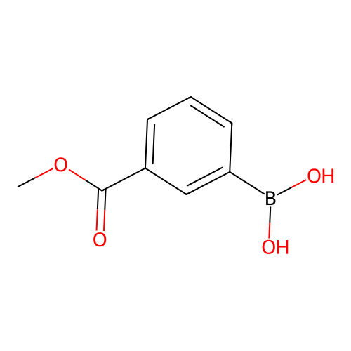 3-(Methoxycarbonyl)benzeneboronic acid structure