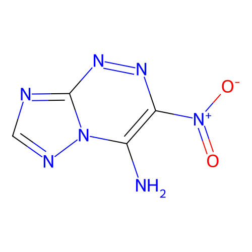 3-Nitro-[1,2,4]triazolo[5,1-c][1,2,4]triazin-4-amine structure