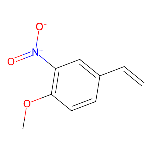 4-Ethenyl-1-methoxy-2-nitrobenzene structure