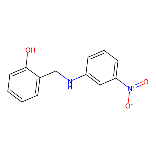2-[(3-Nitroanilino)methyl]phenol structure