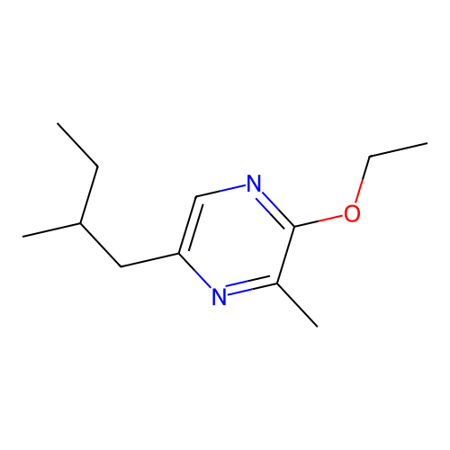 2-Ethoxy-3-methyl-5-(2-methylbutyl)pyrazine structure