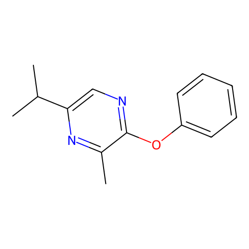 5-Isopropyl-3-methyl-2-phenoxypyrazine structure