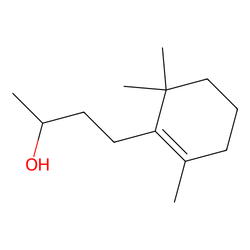 Dihydro-beta-ionol structure