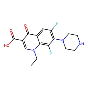 8-Fluoronorfloxacin structure