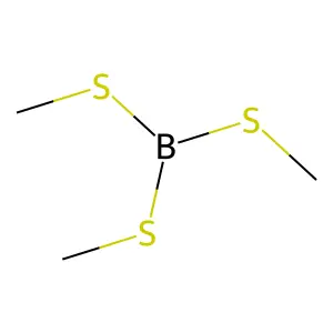 Trimethyl trithioborate structure