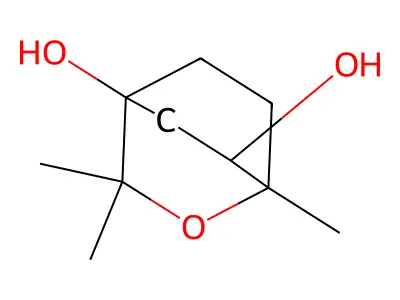 1,3,3-Trimethyl-2-oxabicyclo[2.2.2]octane-4,6-diol structure