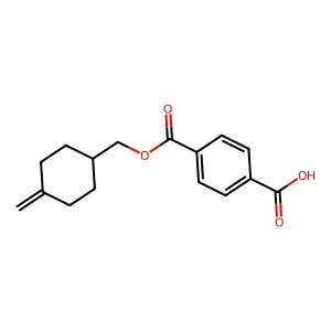 4-(4-Methylenecyclohexylmethoxycarbonyl)benzoic acid structure