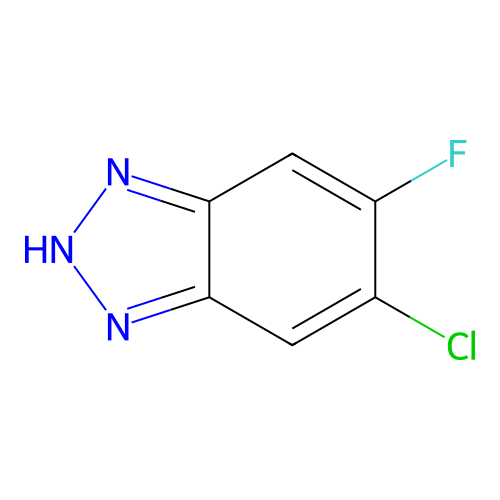 6-Chloro-5-Fluorobenzotriazole structure