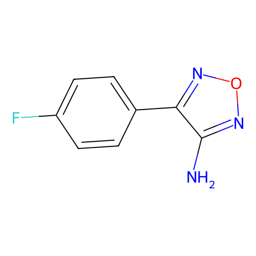 4-(4-Fluorophenyl)-1,2,5-oxadiazol-3-amine structure