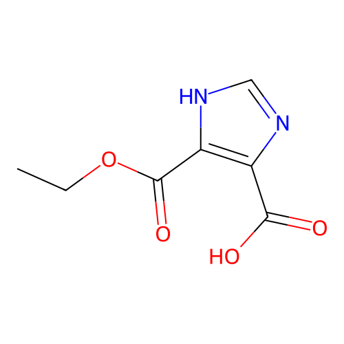 4-(乙氧羰基)-1H-咪唑-5-甲酸 structure