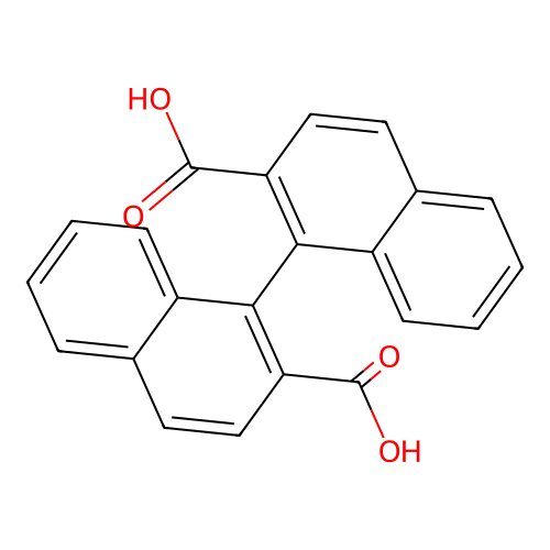 1,1'-Binaphthyl-2,2'-dicarboxylic acid structure