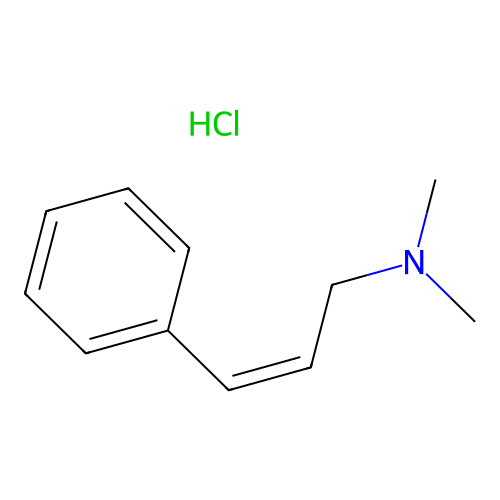 2-Propen-1-amine, N,N-dimethyl-3-phenyl-, hydrochloride, (Z)- structure