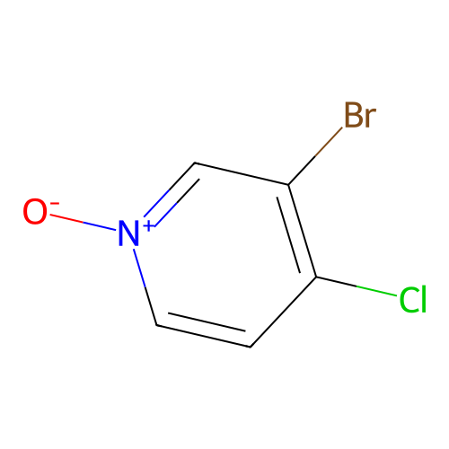 3-Bromo-4-chloropyridine 1-oxide structure