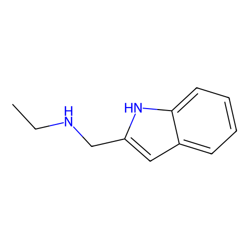 2-[(Ethylamino)methyl]indole structure