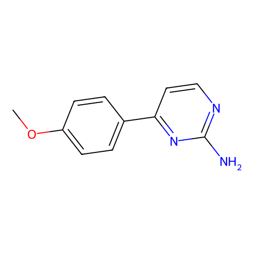 4-(4-Methoxyphenyl)pyrimidin-2-amine structure