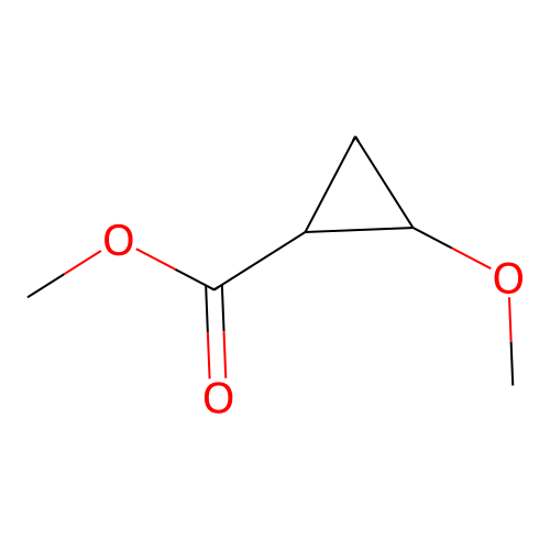 Methyl 2-methoxycyclopropanecarboxylate structure