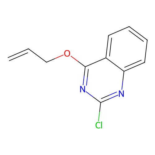 4-Allyloxy-2-chloroquinazoline structure