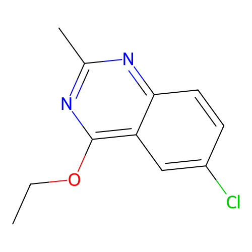 6-Chloro-4-ethoxy-2-methylquinazoline structure