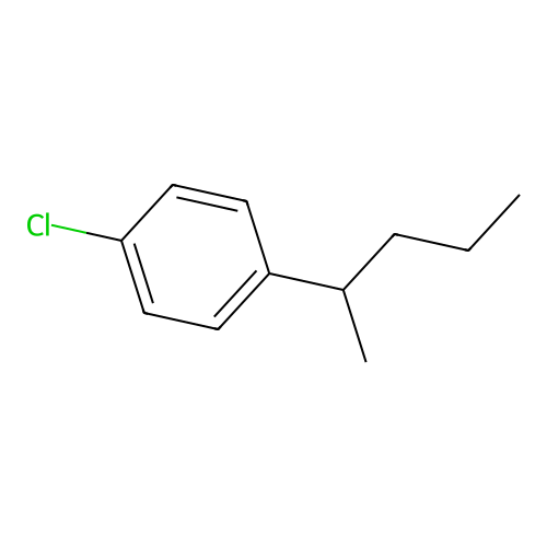 Benzene, 1-chloro-4-(1-methylbutyl) structure