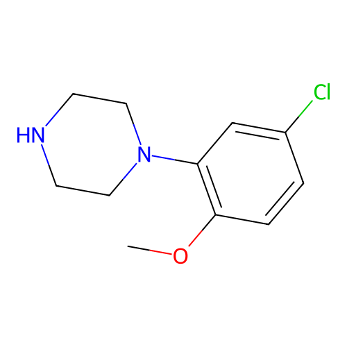 1-(5-Chloro-2-methoxyphenyl)piperazine structure