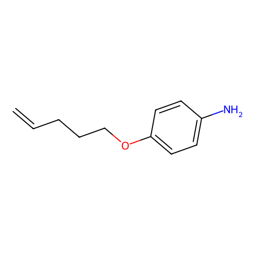 p-(Pent-4-enyloxy)aniline structure