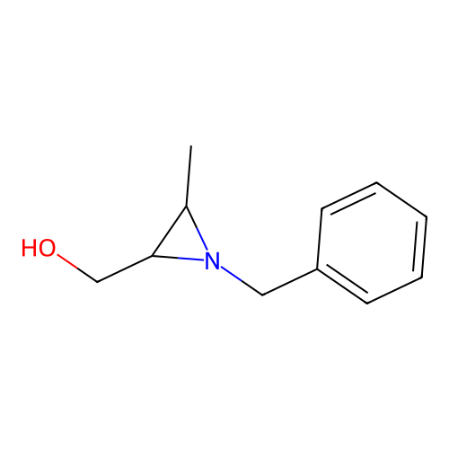 2-Aziridinemethanol, 3-methyl-1-(phenylmethyl)- structure