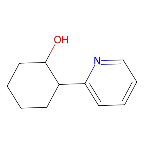 2-(Pyridin-2-yl)cyclohexanol structure