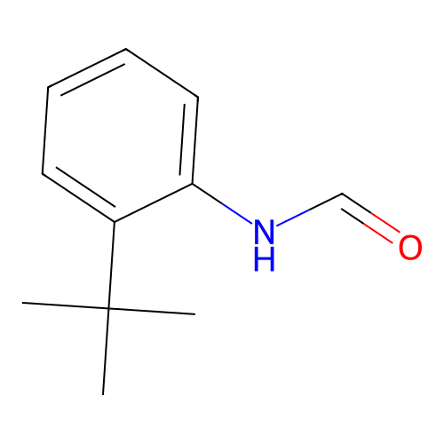 N-(2-tert-butylphenyl)formamide structure