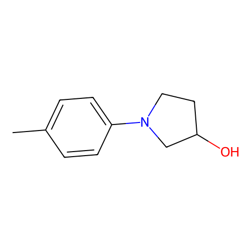 1-(4-Methylphenyl)pyrrolidin-3-ol structure