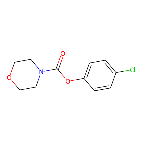 4-(4-Chlorophenyloxycarbonyl)morpholine structure